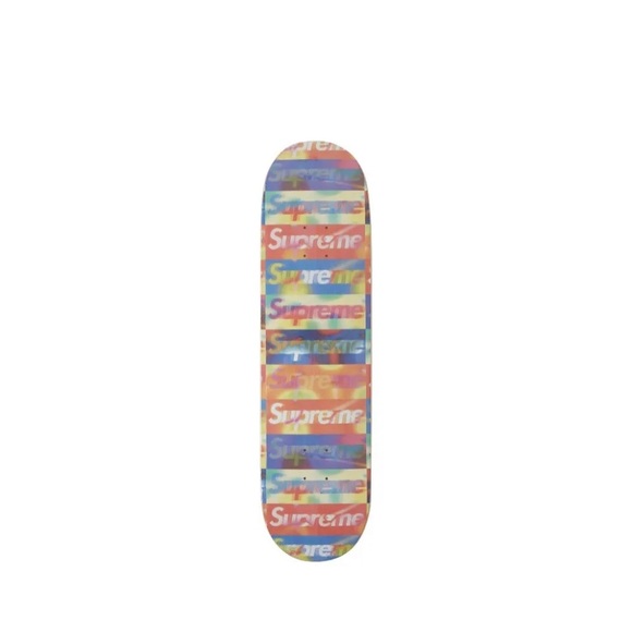 Supreme SS20 Distorted Logo Yellow Skateboard Deck - Picture 1 of 1